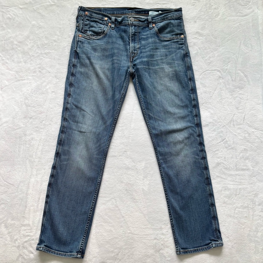 LEVI'S Men's 511 Slim Straight Leg Medium Wash Jeans--GUC--33